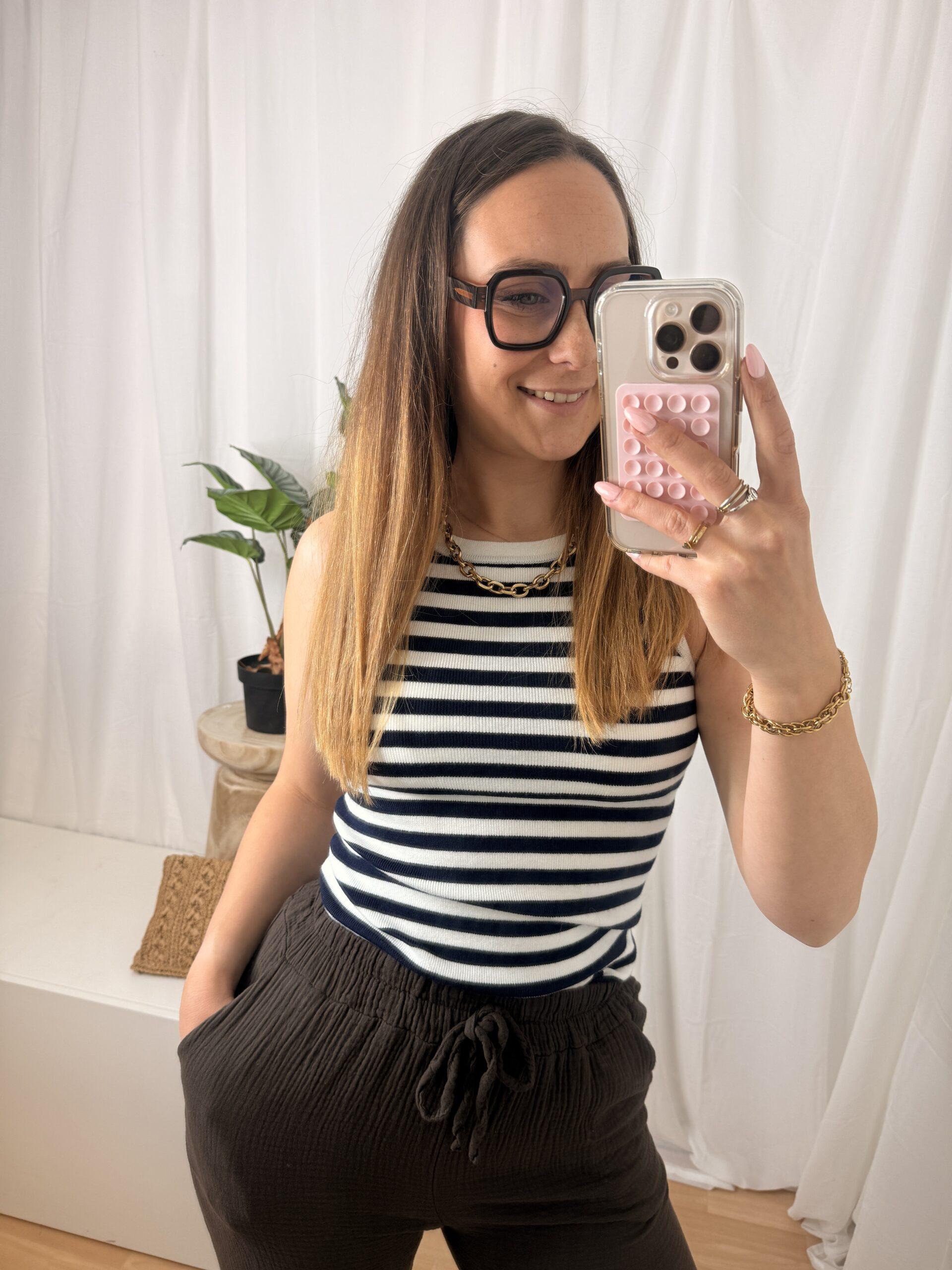 Débardeur MILA rayé