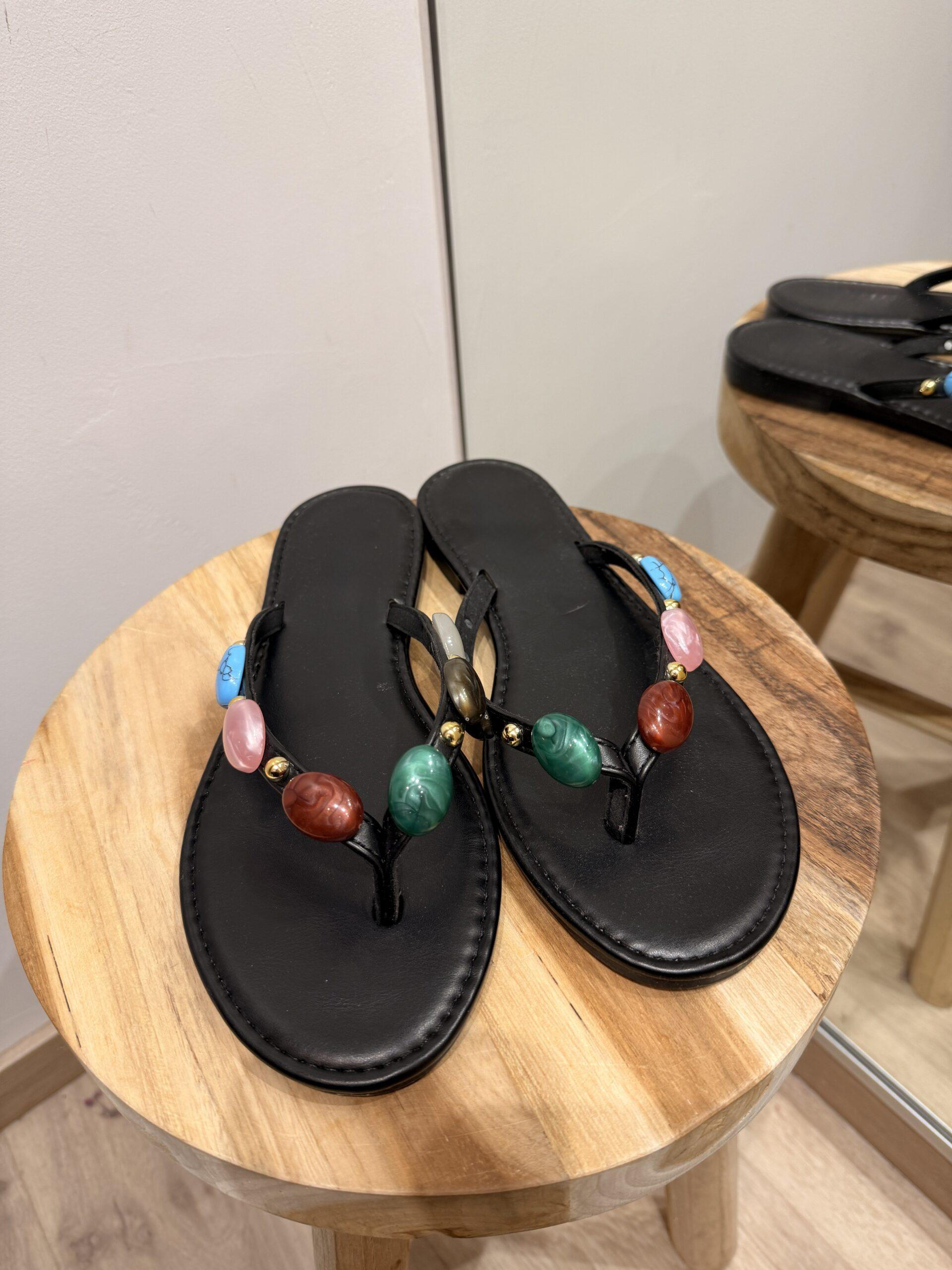Tongs pierres colorées – Image 2