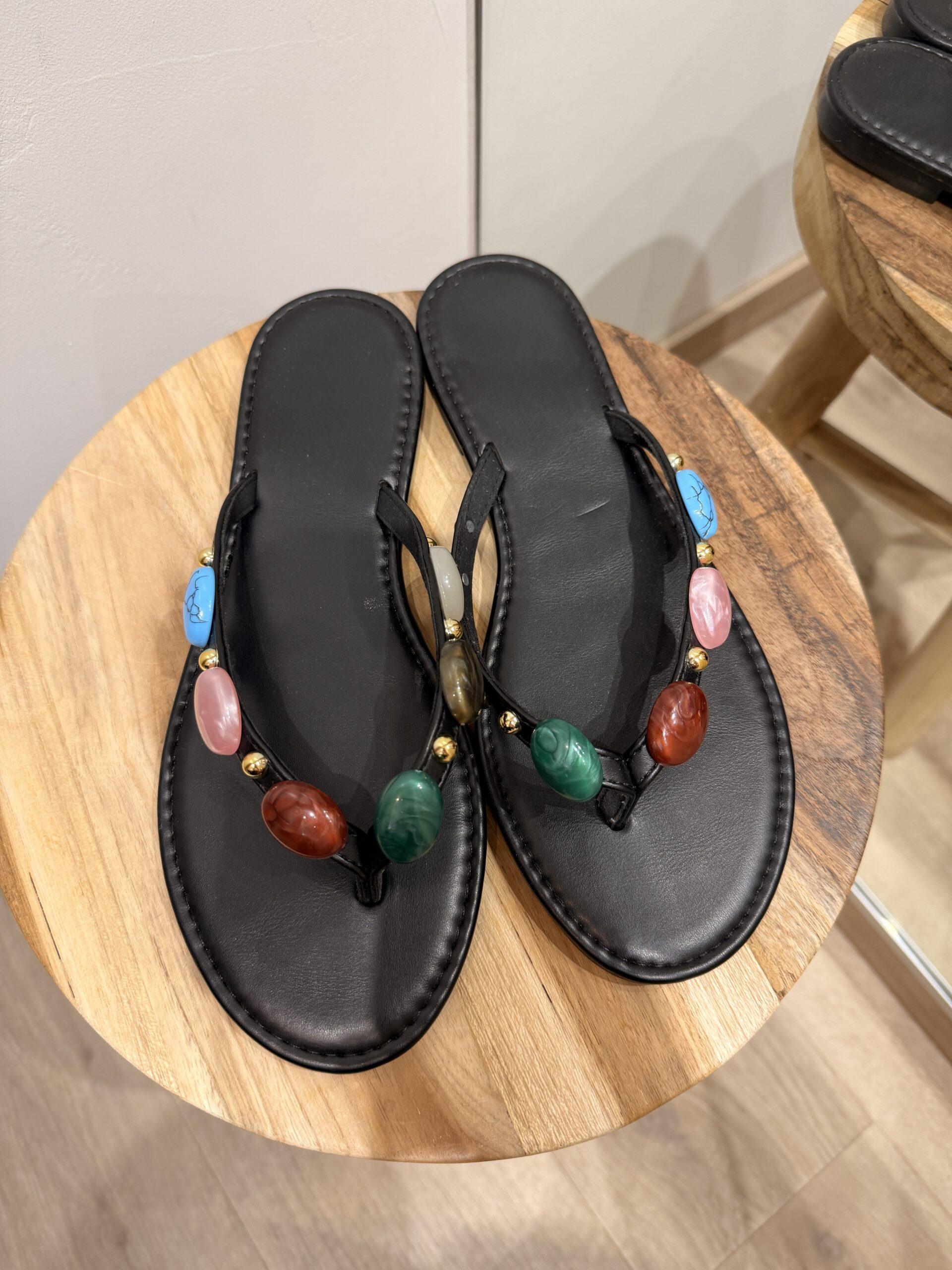 Tongs pierres colorées – Image 3